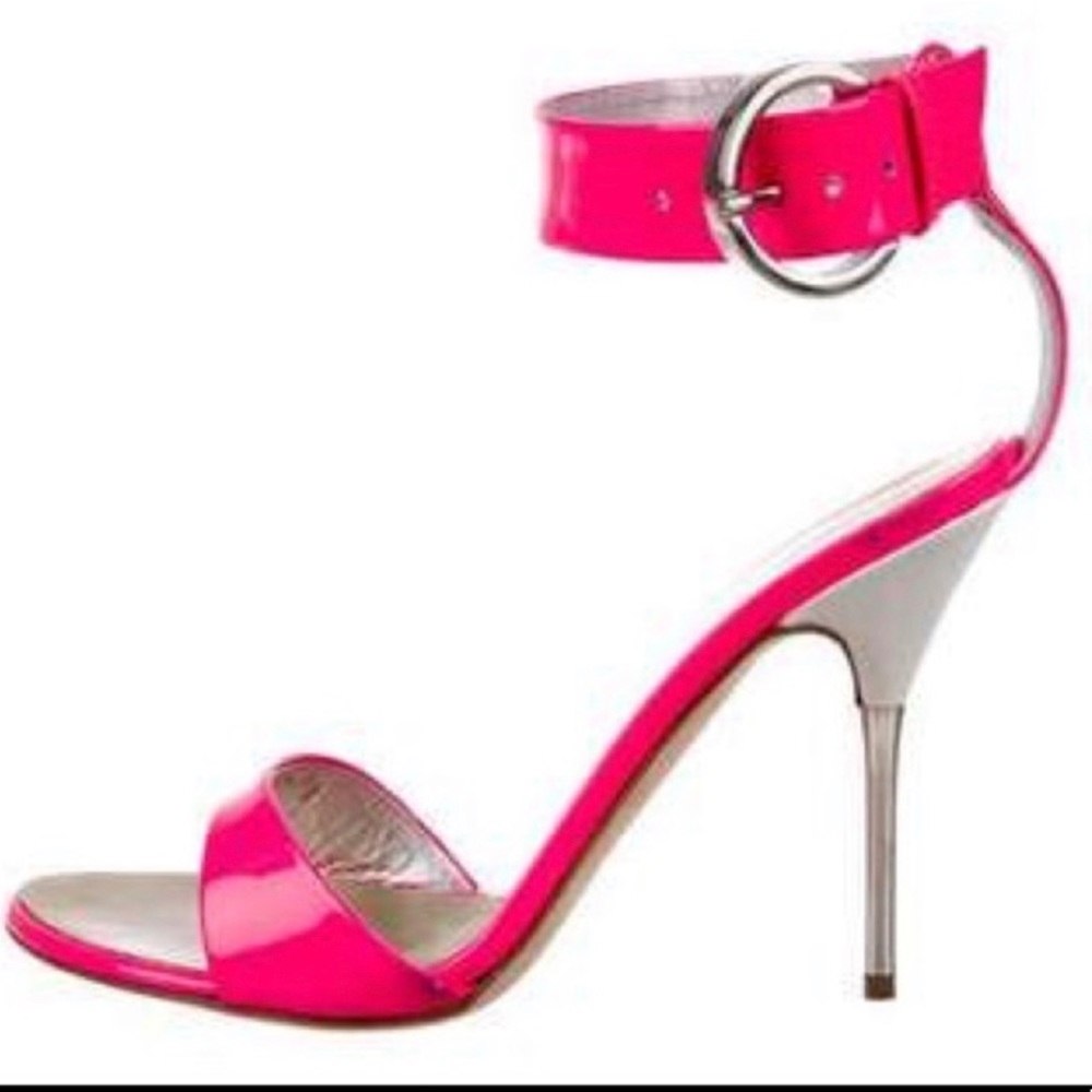 🎉Host Pick🎉NEW Giuseppe Zanotti Pink /Wh. Sandal - Picture 5 of 14